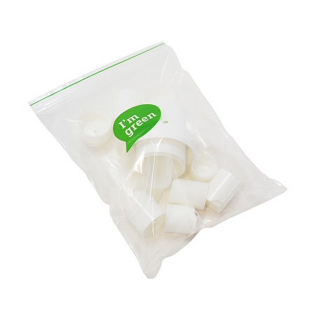 Bolsas de mylar reciclables de base biol&oacute;gica transparente