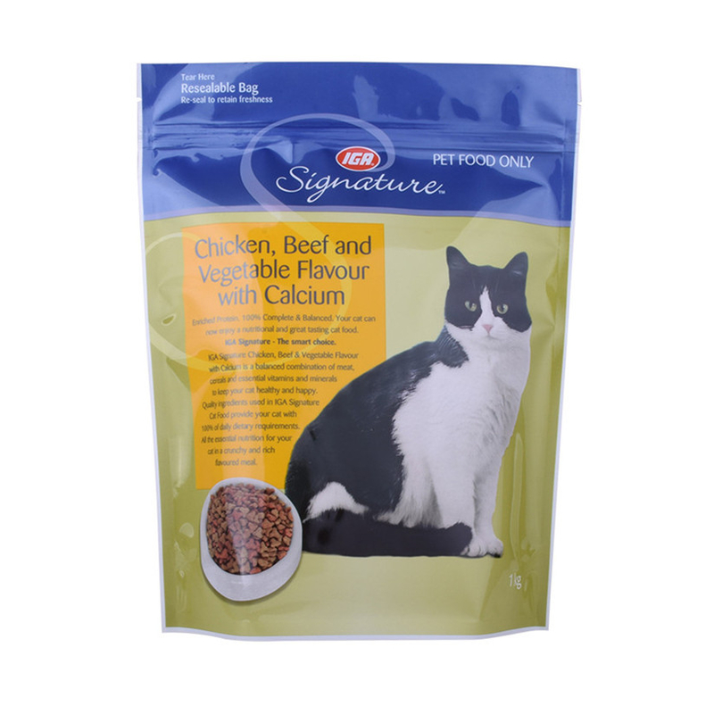 Food Grade Tear Notch Damaged Dog Food Plastic Zip Pouches Feed Bag for Animals Buy damaged