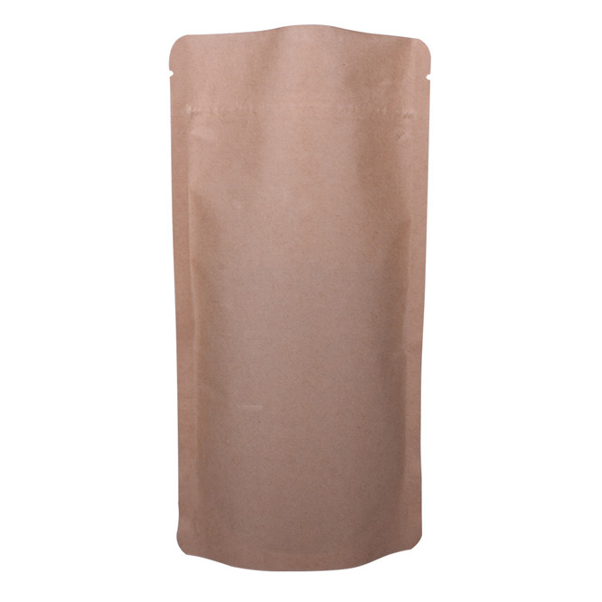 Hot Sale Biodegradable Laminated Kraft Paper Food Standup Packaging