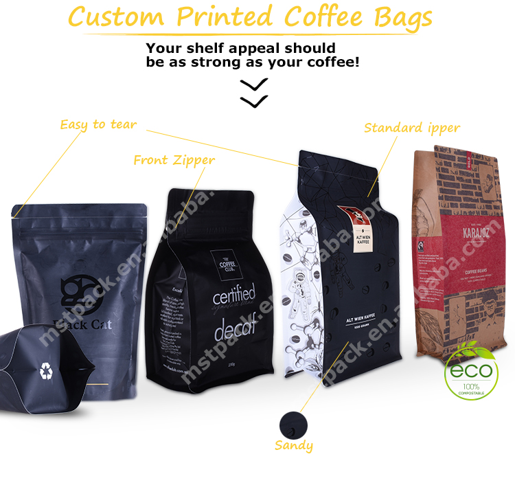 KSeal custom Printed Coffee Bags with Degassing Valve Buy Food grade