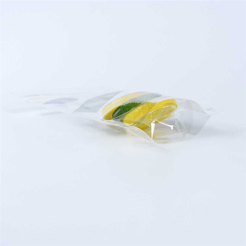 Custom Made Moisture-proof Compostable Liquid Packaging Transparent Stand Up Pouch Food Bags Packaging