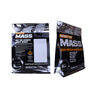 Vintage Black Recyclable Muscle Milk Protein Powder Packaging Ziplock Bags With Logo