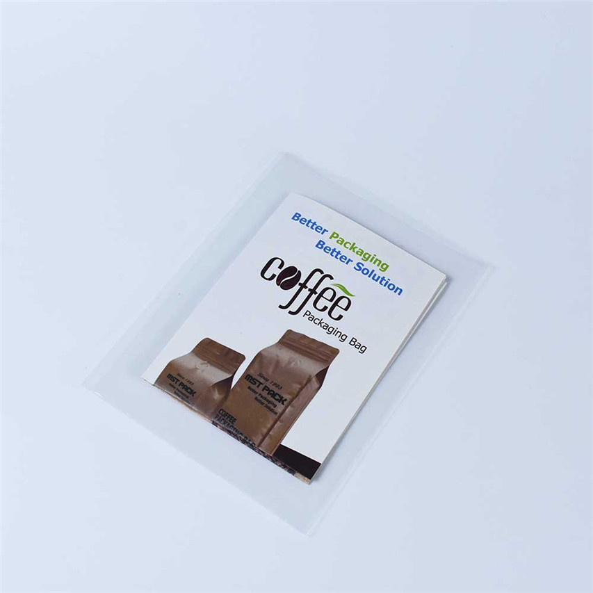 Cheap Standard Easy Tear Compostable Product Packaging Clear Flat Pouches Food Pouches Packaging