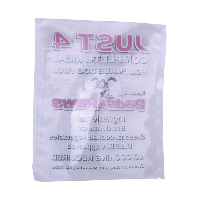 High quality 3 side seal heat seal compostable bag vacuumized